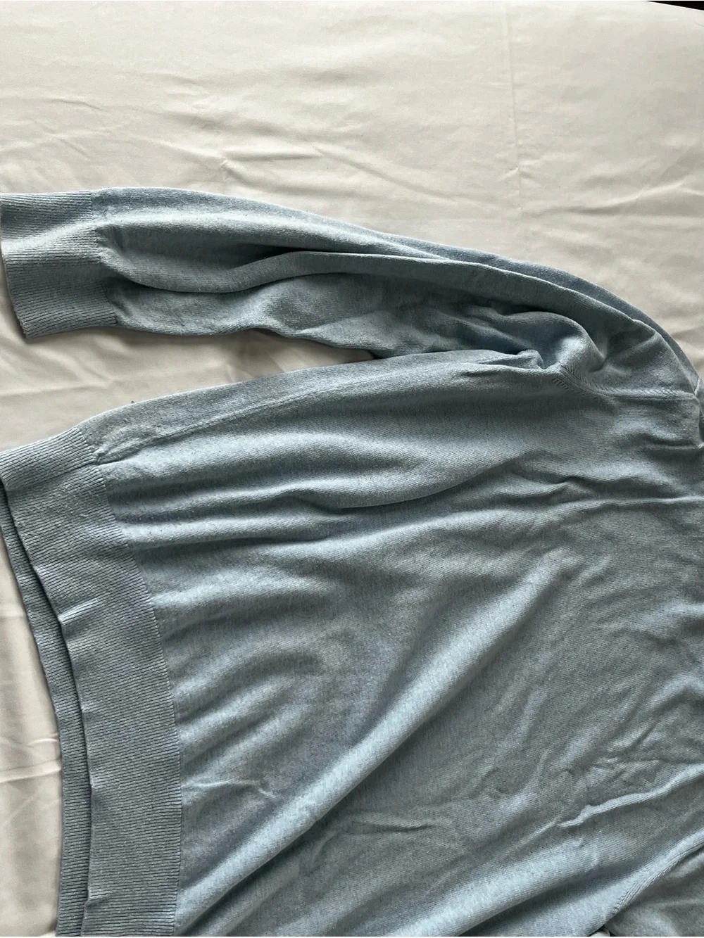 Banana Republic Men's Light Blue Crewneck Sweater